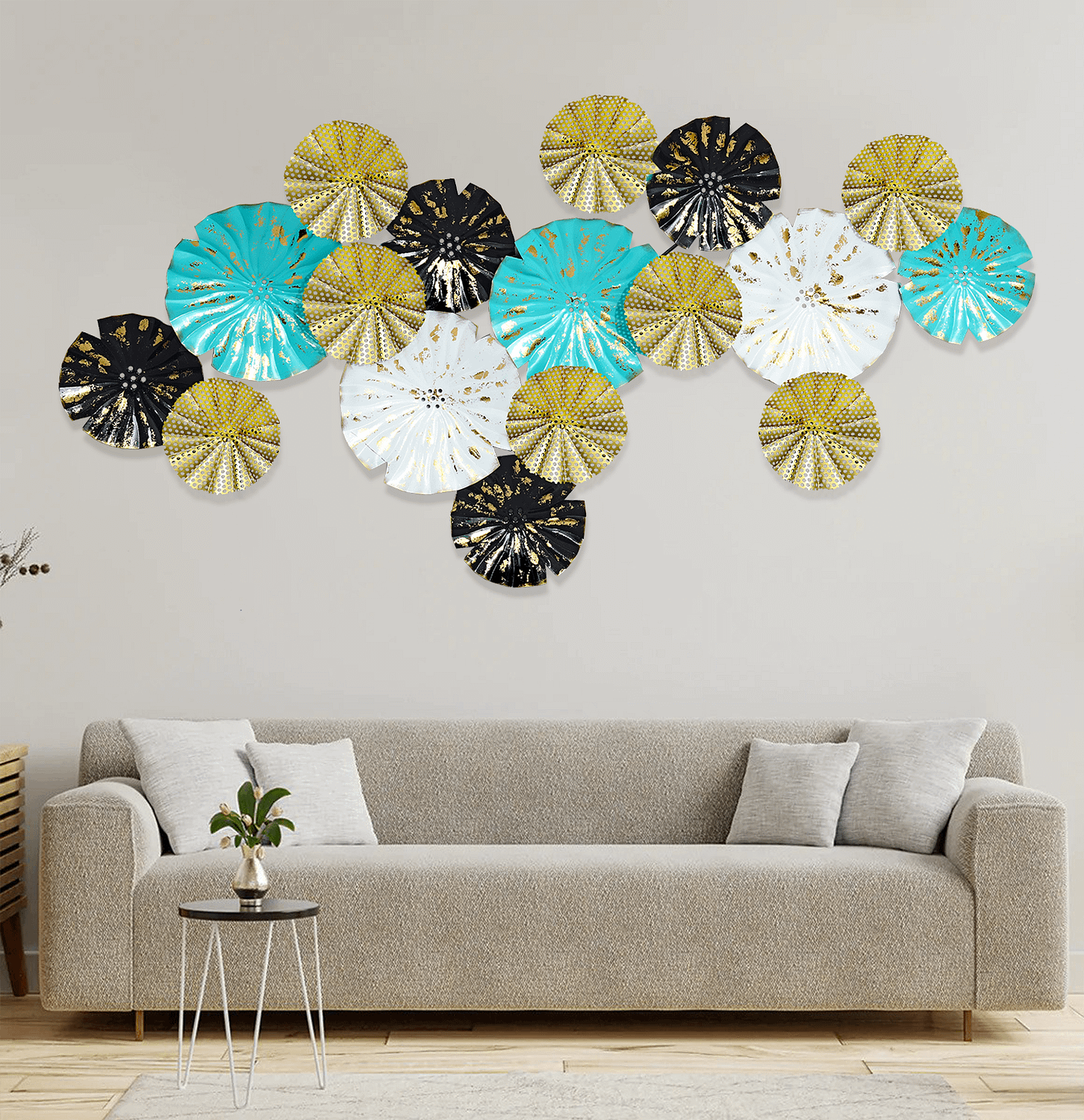 MultiColor Metal Dome Style Wall Art