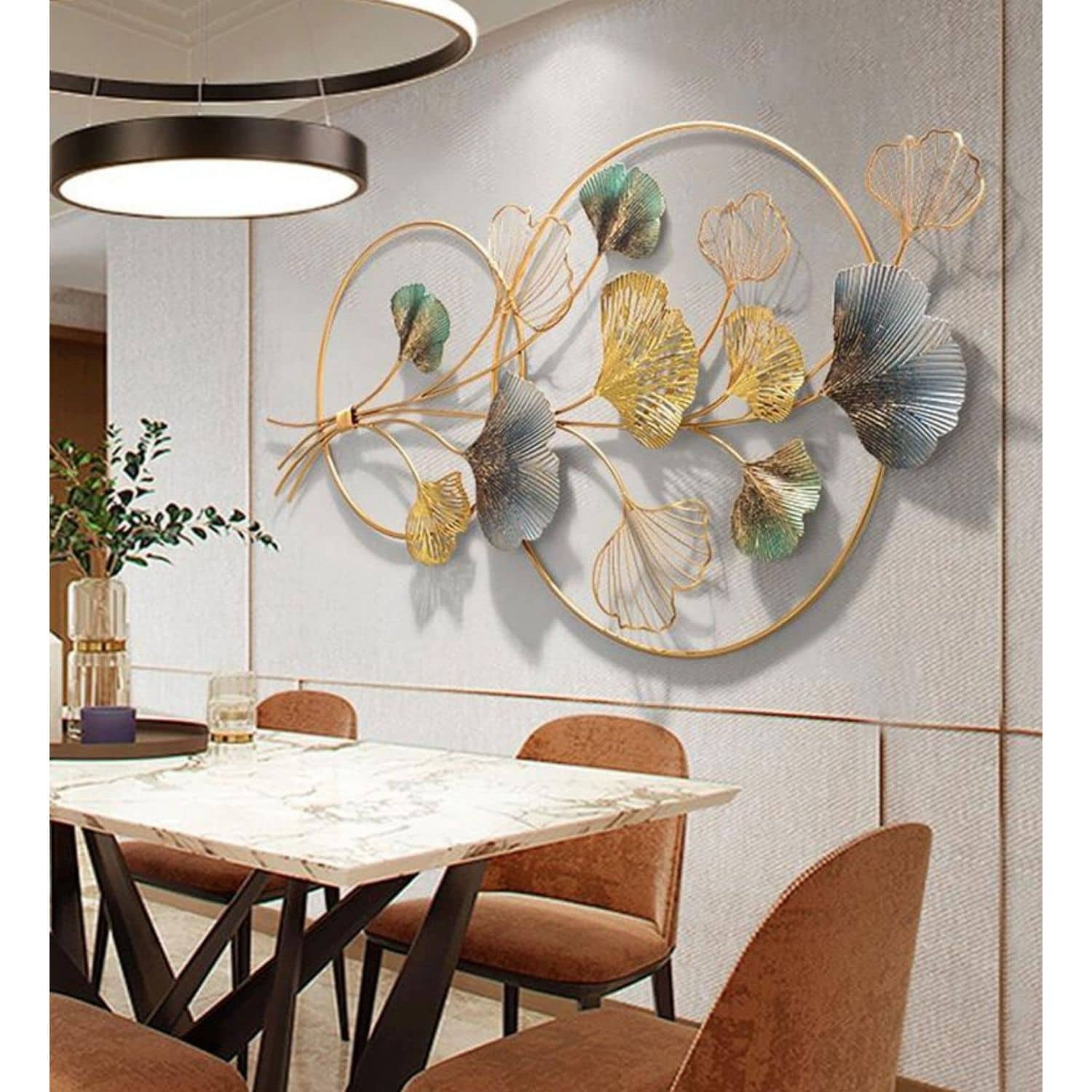 Beautiful Flowers Metal Wall Art