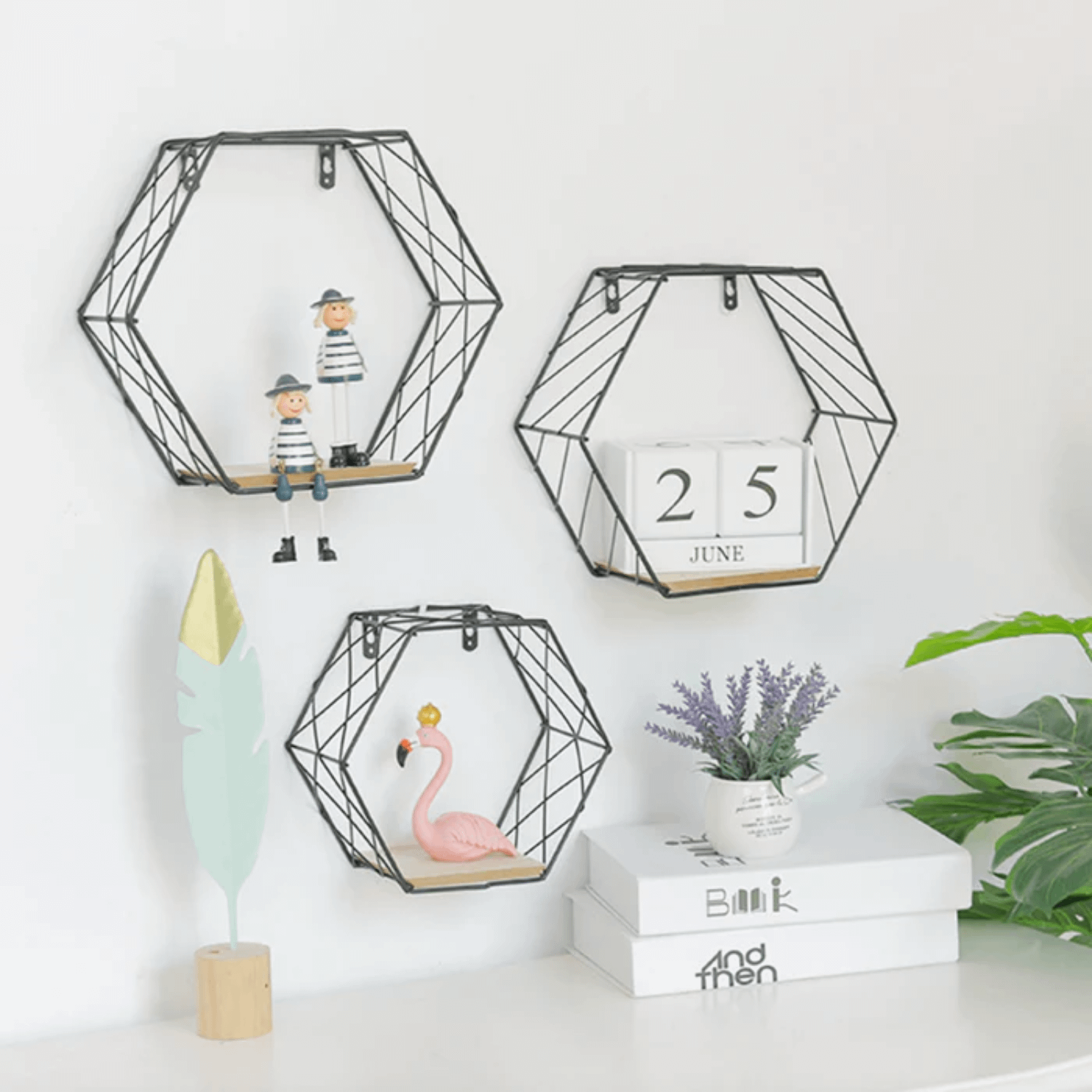 Hexagon Shelf For Wall