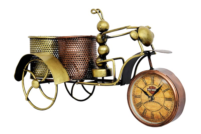 Metal Vintage Ant Cycle Clock