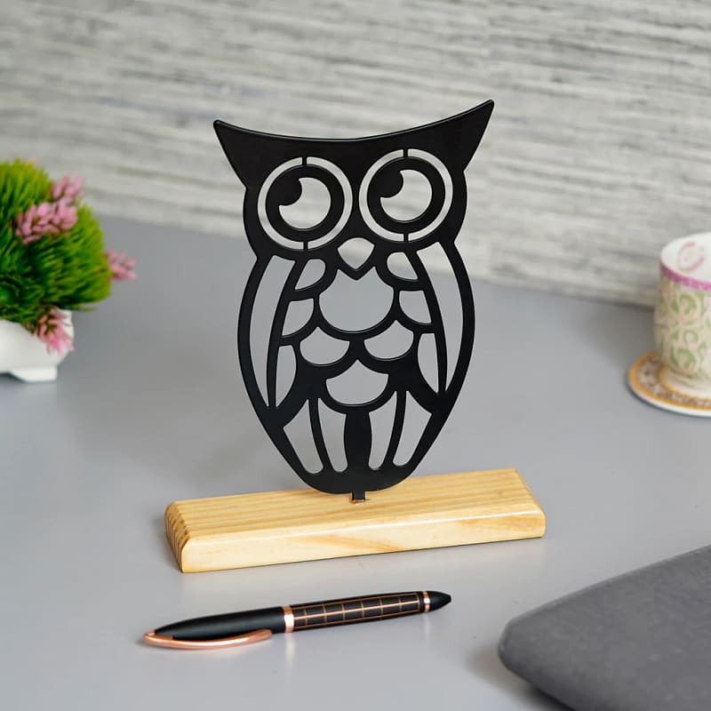 Owl Metal Sculpture