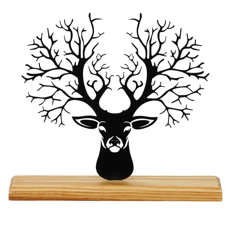 Reindeer Metal Sculpture1