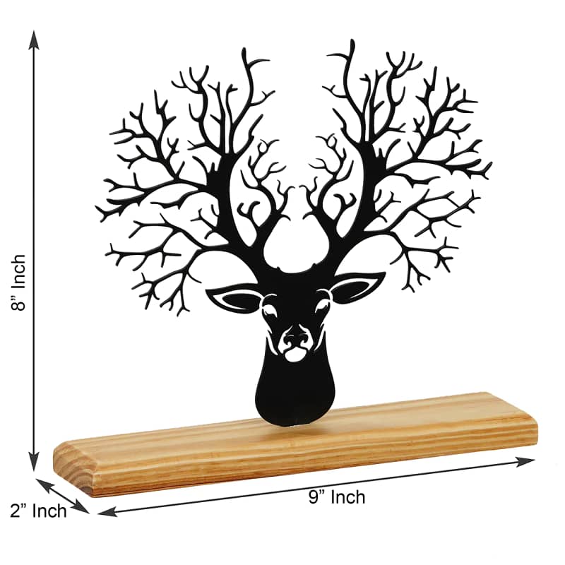Reindeer Metal Sculpture 4