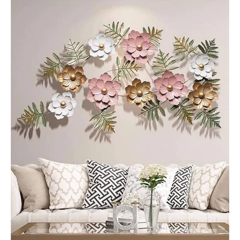 Floral Metal Wall Art