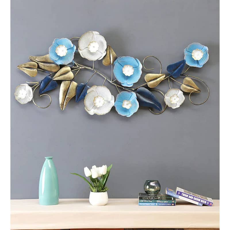 Coastal Leaf Metal Wall Art