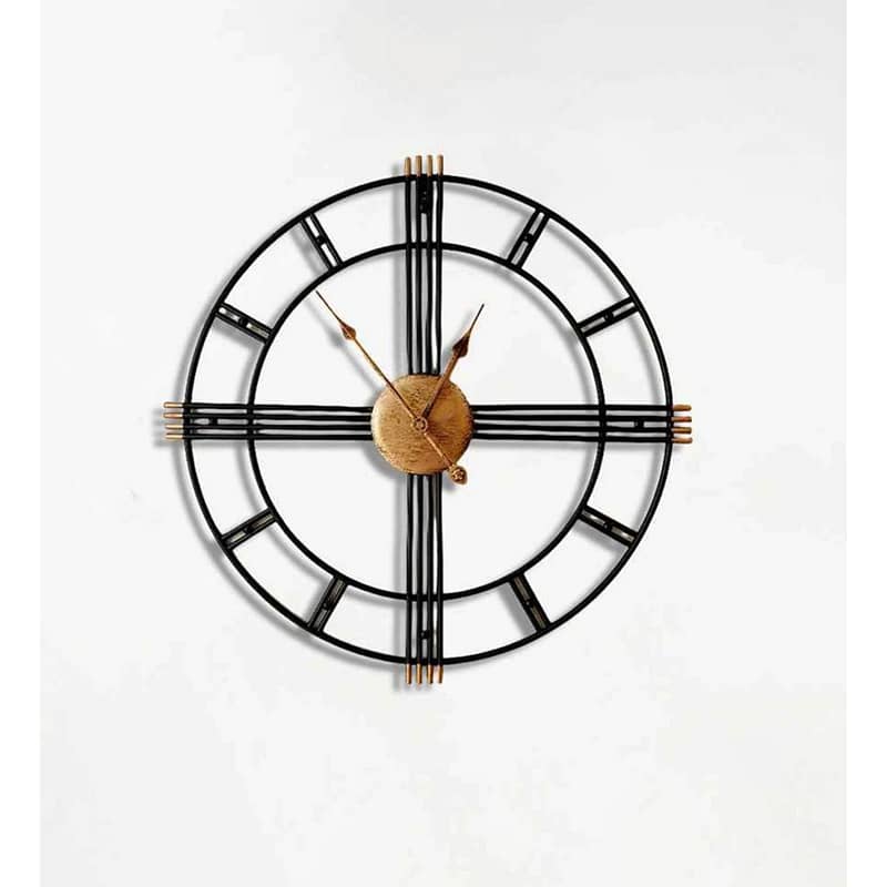 Round Metal Wall Clock